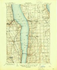 Ovid New York Historical topographic map, 1:62500 scale, 15 X 15 Minute, Year 1902