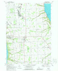 Ovid New York Historical topographic map, 1:24000 scale, 7.5 X 7.5 Minute, Year 1970