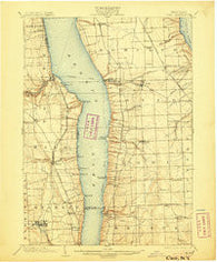 Ovid New York Historical topographic map, 1:62500 scale, 15 X 15 Minute, Year 1902