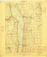 Ovid New York Historical topographic map, 1:62500 scale, 15 X 15 Minute, Year 1902