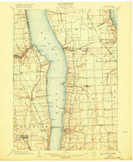 Ovid New York Historical topographic map, 1:62500 scale, 15 X 15 Minute, Year 1902