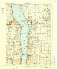 Ovid New York Historical topographic map, 1:62500 scale, 15 X 15 Minute, Year 1902
