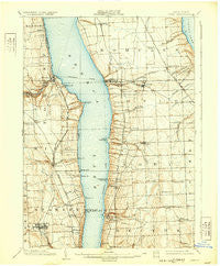 Ovid New York Historical topographic map, 1:62500 scale, 15 X 15 Minute, Year 1902
