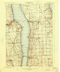 Ovid New York Historical topographic map, 1:62500 scale, 15 X 15 Minute, Year 1902