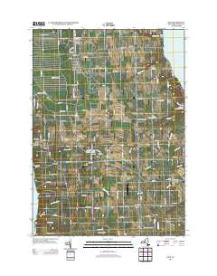 Ovid New York Historical topographic map, 1:24000 scale, 7.5 X 7.5 Minute, Year 2013
