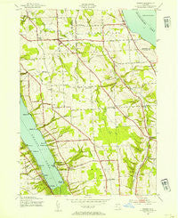 Owasco New York Historical topographic map, 1:24000 scale, 7.5 X 7.5 Minute, Year 1943