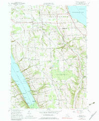 Owasco New York Historical topographic map, 1:24000 scale, 7.5 X 7.5 Minute, Year 1955