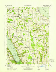 Owasco New York Historical topographic map, 1:31680 scale, 7.5 X 7.5 Minute, Year 1943