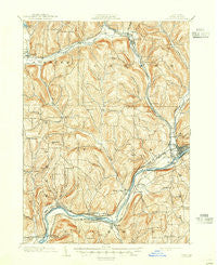 Owego New York Historical topographic map, 1:62500 scale, 15 X 15 Minute, Year 1903