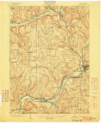 Owego New York Historical topographic map, 1:62500 scale, 15 X 15 Minute, Year 1903