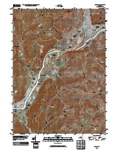 Owego New York Historical topographic map, 1:24000 scale, 7.5 X 7.5 Minute, Year 2010