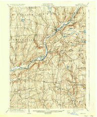 Oxford New York Historical topographic map, 1:62500 scale, 15 X 15 Minute, Year 1904