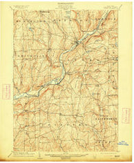 Oxford New York Historical topographic map, 1:62500 scale, 15 X 15 Minute, Year 1904