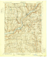 Oxford New York Historical topographic map, 1:62500 scale, 15 X 15 Minute, Year 1904