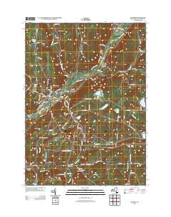 Oxford New York Historical topographic map, 1:24000 scale, 7.5 X 7.5 Minute, Year 2013
