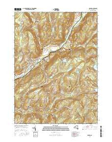 Oxford New York Current topographic map, 1:24000 scale, 7.5 X 7.5 Minute, Year 2016
