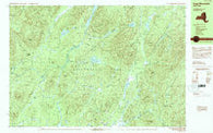 Page Mountain New York Historical topographic map, 1:25000 scale, 7.5 X 15 Minute, Year 1990