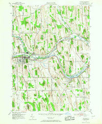 Palmyra New York Historical topographic map, 1:24000 scale, 7.5 X 7.5 Minute, Year 1952