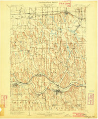 Palmyra New York Historical topographic map, 1:62500 scale, 15 X 15 Minute, Year 1902