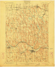Palmyra New York Historical topographic map, 1:62500 scale, 15 X 15 Minute, Year 1902