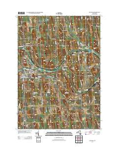 Palmyra New York Historical topographic map, 1:24000 scale, 7.5 X 7.5 Minute, Year 2013