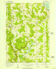 Panama New York Historical topographic map, 1:24000 scale, 7.5 X 7.5 Minute, Year 1954