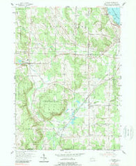 Panama New York Historical topographic map, 1:24000 scale, 7.5 X 7.5 Minute, Year 1954