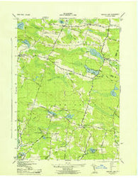 Panther Lake New York Historical topographic map, 1:31680 scale, 7.5 X 7.5 Minute, Year 1943