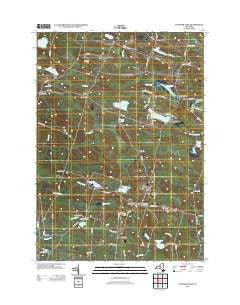 Panther Lake New York Historical topographic map, 1:24000 scale, 7.5 X 7.5 Minute, Year 2013
