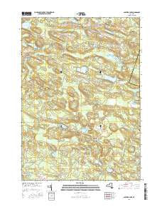 Panther Lake New York Current topographic map, 1:24000 scale, 7.5 X 7.5 Minute, Year 2016