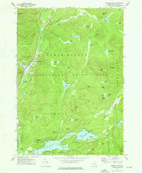 Paradox Lake New York Historical topographic map, 1:24000 scale, 7.5 X 7.5 Minute, Year 1973