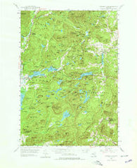 Paradox Lake New York Historical topographic map, 1:62500 scale, 15 X 15 Minute, Year 1953