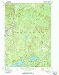 Paradox Lake New York Historical topographic map, 1:24000 scale, 7.5 X 7.5 Minute, Year 1973