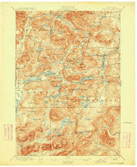 Paradox Lake New York Historical topographic map, 1:62500 scale, 15 X 15 Minute, Year 1897