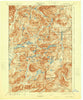Paradox Lake New York Historical topographic map, 1:62500 scale, 15 X 15 Minute, Year 1897