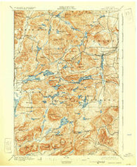 Paradox Lake New York Historical topographic map, 1:62500 scale, 15 X 15 Minute, Year 1897