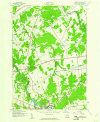 Parishville New York Historical topographic map, 1:24000 scale, 7.5 X 7.5 Minute, Year 1943