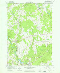Parishville New York Historical topographic map, 1:24000 scale, 7.5 X 7.5 Minute, Year 1964