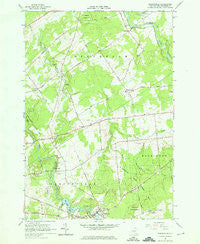 Parishville New York Historical topographic map, 1:24000 scale, 7.5 X 7.5 Minute, Year 1964
