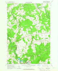 Parishville New York Historical topographic map, 1:24000 scale, 7.5 X 7.5 Minute, Year 1964