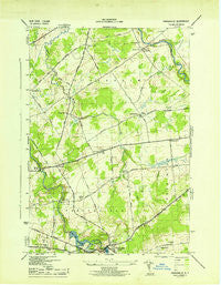 Parishville New York Historical topographic map, 1:31680 scale, 7.5 X 7.5 Minute, Year 1943
