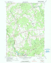 Parishville New York Historical topographic map, 1:24000 scale, 7.5 X 7.5 Minute, Year 1964
