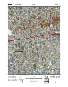 Patchogue New York Historical topographic map, 1:24000 scale, 7.5 X 7.5 Minute, Year 2010