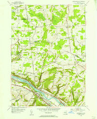 Pattersonville New York Historical topographic map, 1:24000 scale, 7.5 X 7.5 Minute, Year 1954