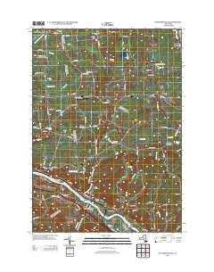 Pattersonville New York Historical topographic map, 1:24000 scale, 7.5 X 7.5 Minute, Year 2013