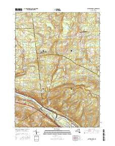 Pattersonville New York Current topographic map, 1:24000 scale, 7.5 X 7.5 Minute, Year 2016