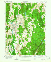 Pawling New York Historical topographic map, 1:24000 scale, 7.5 X 7.5 Minute, Year 1958
