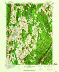 Pawling New York Historical topographic map, 1:24000 scale, 7.5 X 7.5 Minute, Year 1958