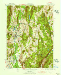 Pawling New York Historical topographic map, 1:31680 scale, 7.5 X 7.5 Minute, Year 1945
