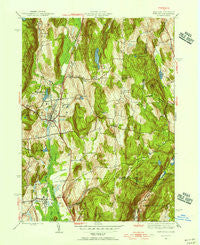 Pawling New York Historical topographic map, 1:31680 scale, 7.5 X 7.5 Minute, Year 1945
